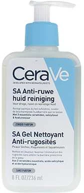 Veido prausiklis sausai ir šiurkščiai odai Cerave SA Smoothing Cleanser, 236 ml