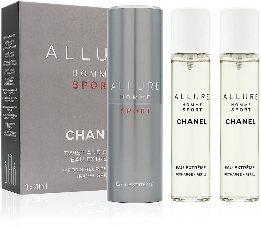 Chanel Allure Homme Sport Eau Extreme rinkinys vyrams, 60 ml