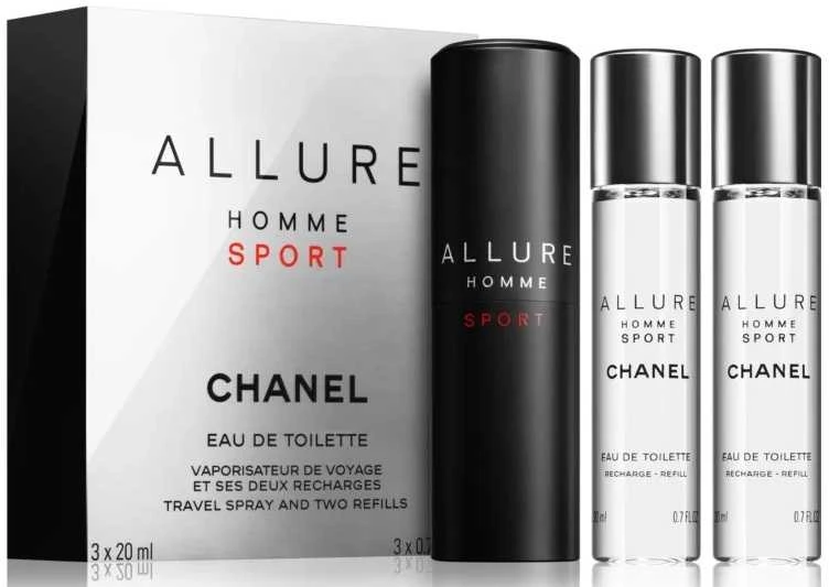 Chanel Allure Homme Sport rinkinys vyrams, 60 ml