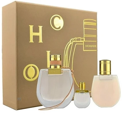 Chloé Nomade kvepalinis vanduo moterims 75 ml + kūno losjonas 100 ml + kvepalų vandens 5 ml dovanų rinkinys