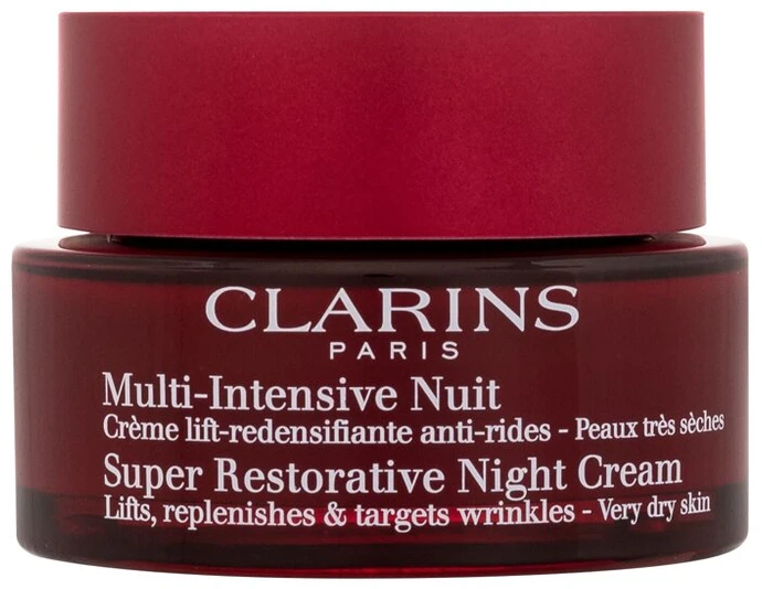 Clarins Super Restorative Night Kreminis Very Dry Skin Night Skin Kreminis moterims, 50 ml