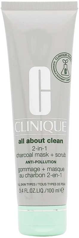 Clinique All About Clean 2 viename anglies kaukė + šveitimo veido kaukė