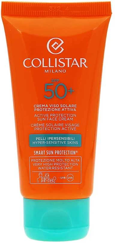 "Collistar" aktyvioji apsauga nuo saulės veidui Spf50 50ml