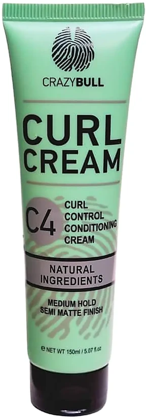 Crazy Bull Curl Kreminis C4 garbanų formavimo kremas, 150 ml