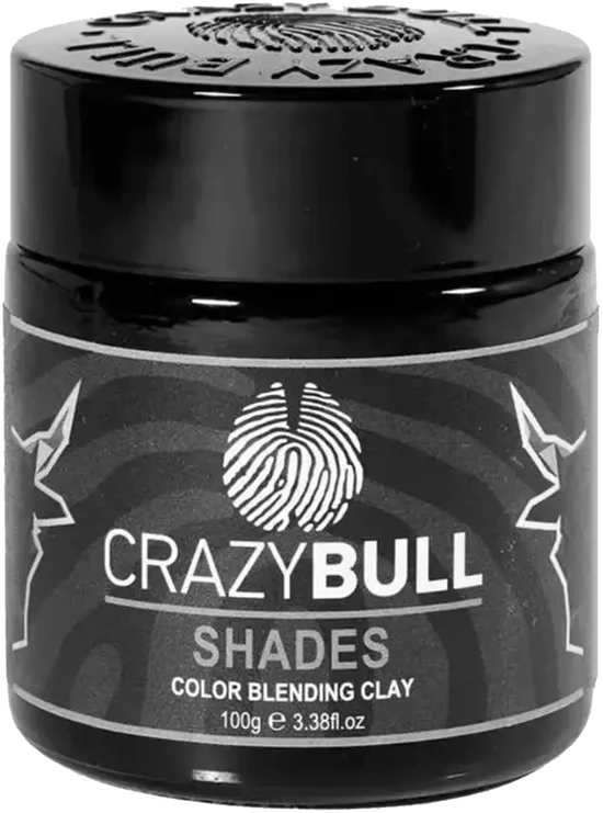 Crazy Bull „Shades“ spalvų pasiskirstymo molis plaukų formavimui ir paryškinimui, 100 g