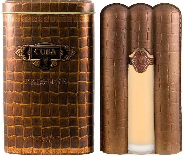 Cuba Prestige Juodas EDT tualetinis vanduo vyrams, 90 ml