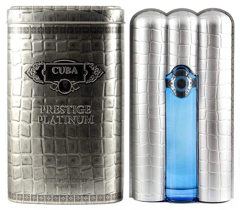 Cuba Prestige Platinum EDT tualetinis vanduo vyrams, 90 ml