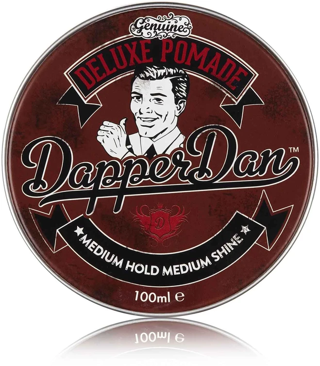 Dapper Dan Deluxe Pomade vidutinės fiksacijos ir spindesio plaukų pomada, 100 ml