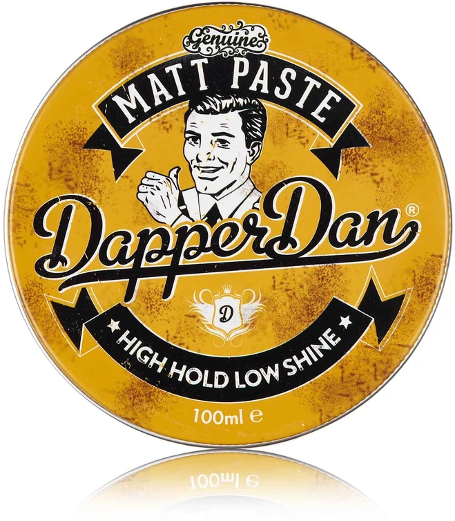 Dapper Dan Matt Paste stiprios fiksacijos, matinė plaukų modeliavimo pasta, 100 ml