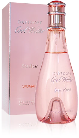 Davidoff Cool Vanduo Woman Sea Rose EDT tualetinis vanduo moterims, 50 ml