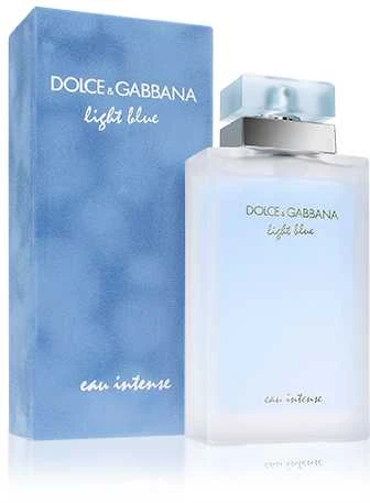 Dolce&Gabbana Dolce & Gabbana Light Mėlyna Eau Intense EDP parfumuotas vanduo moterims, 25 ml