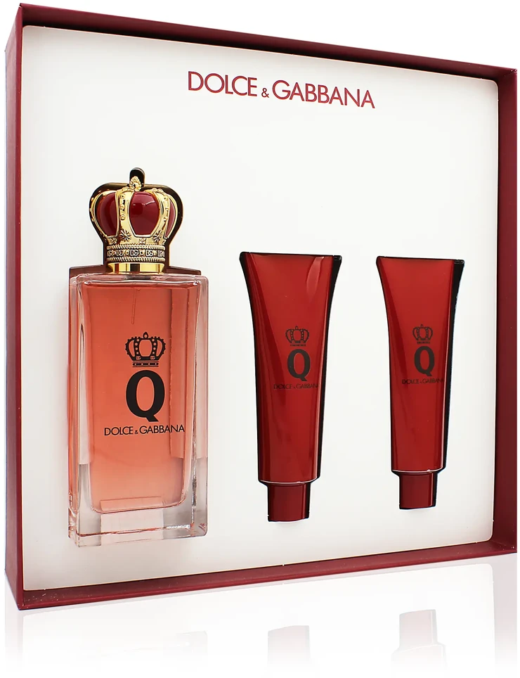 Dolce&Gabbana Set Dolce & Gabbana: Q Eau De Parfum For Women, 100 ml + Q Losjonas kūnui, 50 ml + Q Dušo želė For All Skin Types, 50 ml