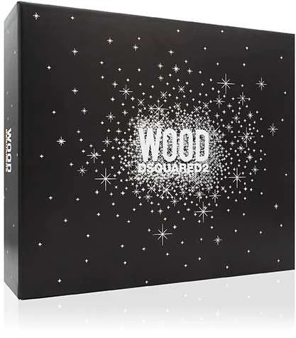 Dsquared2 Wood rinkinys vyrams (EDT, 100 ml + dušo želė, 100 ml + balzamas po skutimosi, 100 ml)