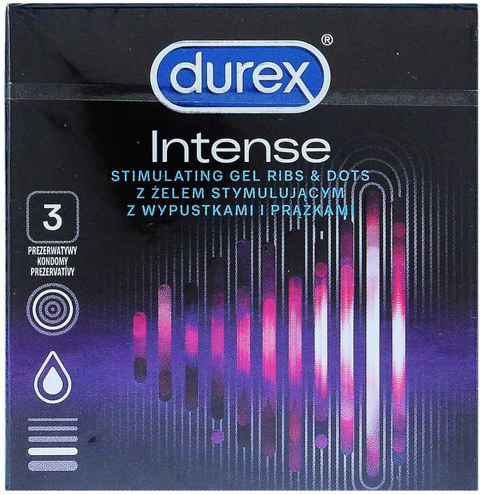 Durex Intense Stimuliuojamieji prezervatyvai (3 vnt.)