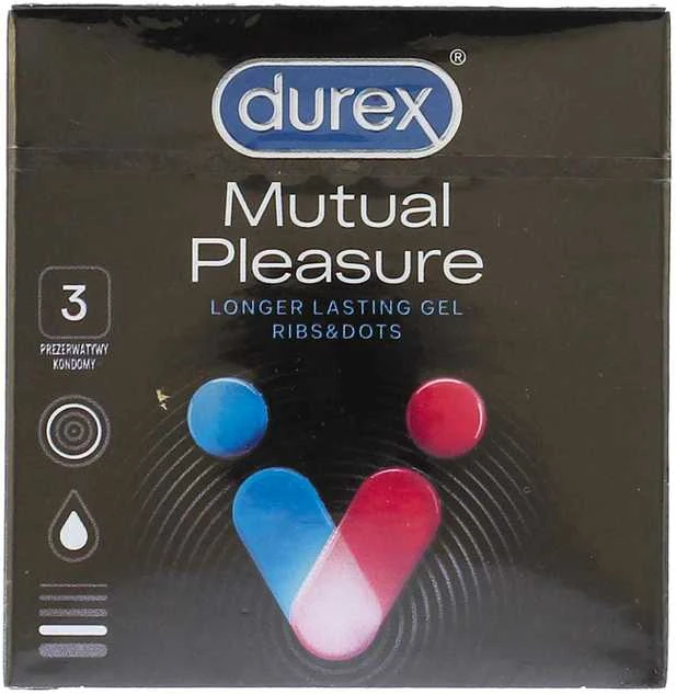 „Durex Mutual Pleasure“ prezervatyvai 3 vnt.