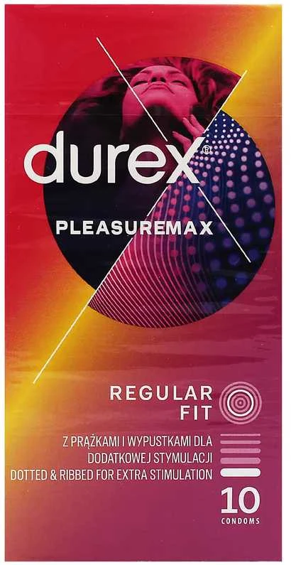 Durex Pleasuremax prezervatyvai 10vnt