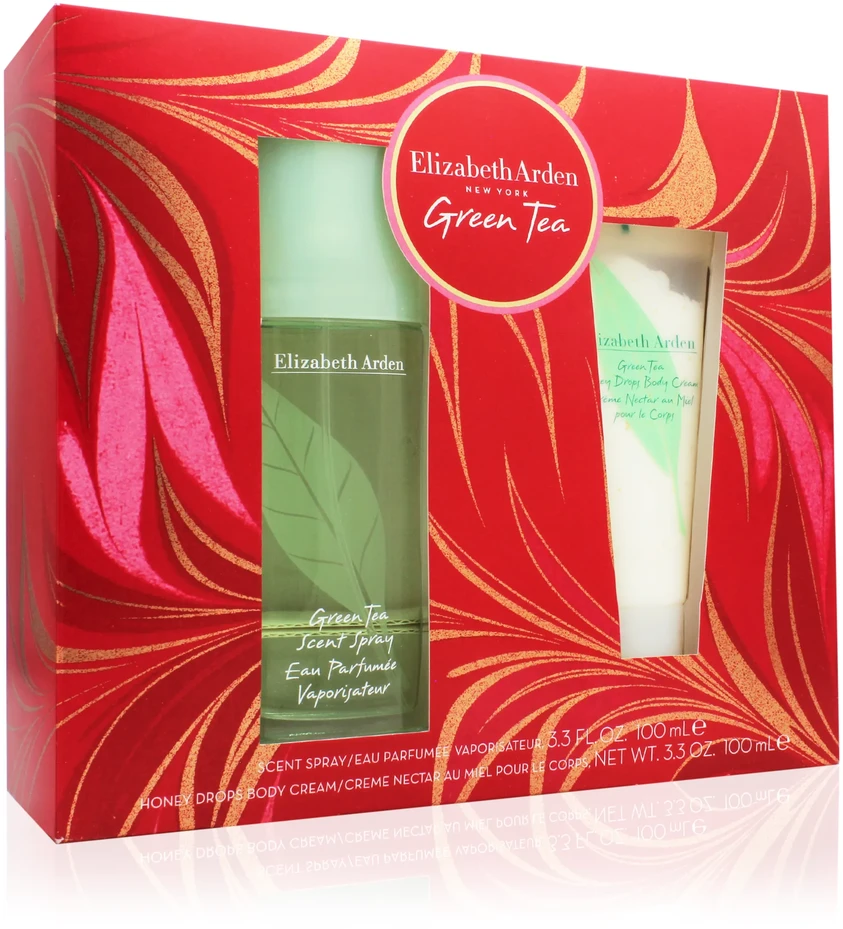 Elizabeth Arden Žalias Tea rinkinys moterims (EDT, 100 ml + kūno kremas Honey Drops, 100 ml)