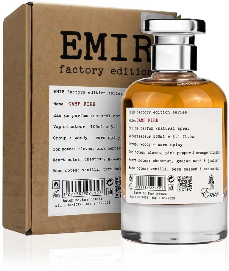 Emir Camp Fire Factory Edition EDP parfumuotas vanduo unisex, 100 ml