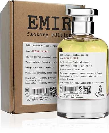 Emir Ultra Citrus Factory Edition EDP parfumuotas vanduo unisex, 100 ml