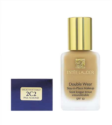 Estée Lauder Double Wear Stay-in-Place Makeup SPF 10 ilgai išliekantis makiažo pagrindas, atspalvis: 2C2 Pale Almond, 30 ml