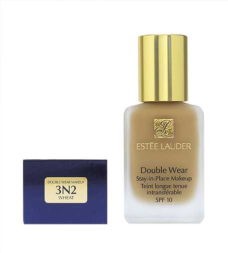 Estée Lauder Double Wear Stay-in-Place Makeup SPF 10 ilgai išliekantis makiažo pagrindas, atspalvis: 3N2 Wheat, 30 ml