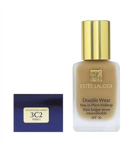 Estée Lauder Double Wear Stay-in-Place Makeup SPF 10 ilgai išliekantis makiažo pagrindas, atspalvis: 3C2 Pebble, 30 ml