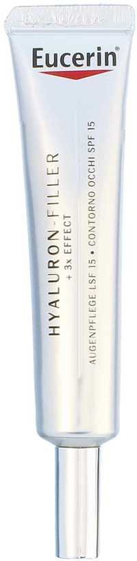 Eucerin Hyaluron-Filler + 3x Effect Paakių kremas SPF 15 paakių srities kremas, 15 ml