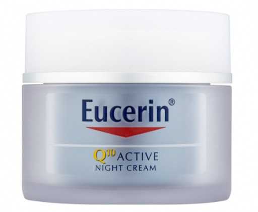 Eucerin regeneruojamasis naktinis kremas nuo raukšlių visų tipų jautriai odai su Q10 Active, 50 ml
