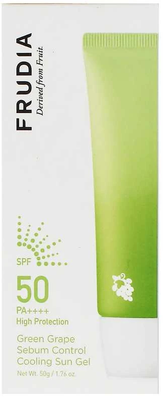 Frudia Žalias Grape Sebum Control Cooling Sun Gel apsauginis kremas nuo saulės-50g