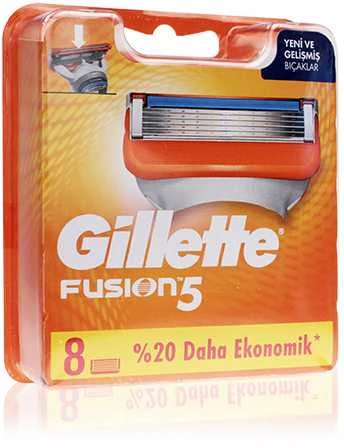 „Gillette Fusion5“ pakaitiniai skutimosi peiliukai, 8 vnt.