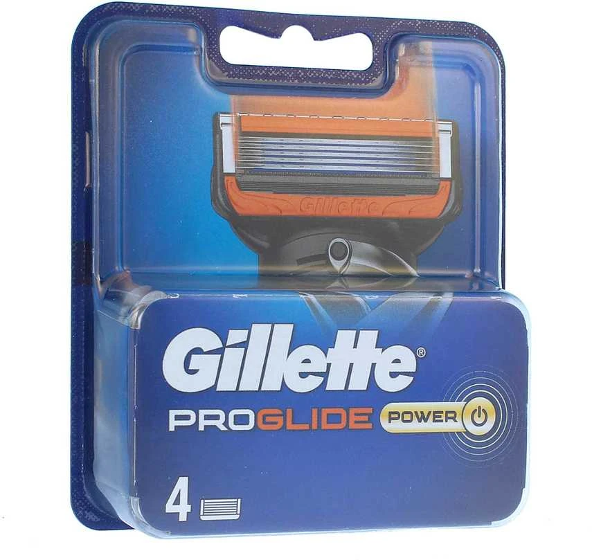 „Gillette Fusion Proglide Power“ skustuvo peiliukai, 4 vnt.
