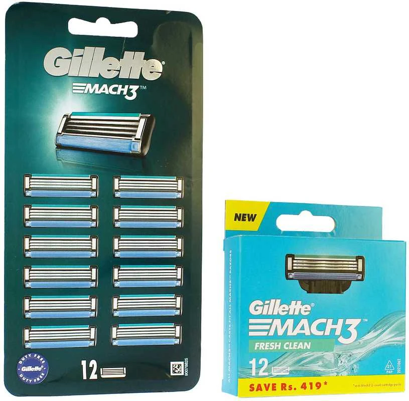 Gillette Mach3 Replacement blade vyrams, 1 balení