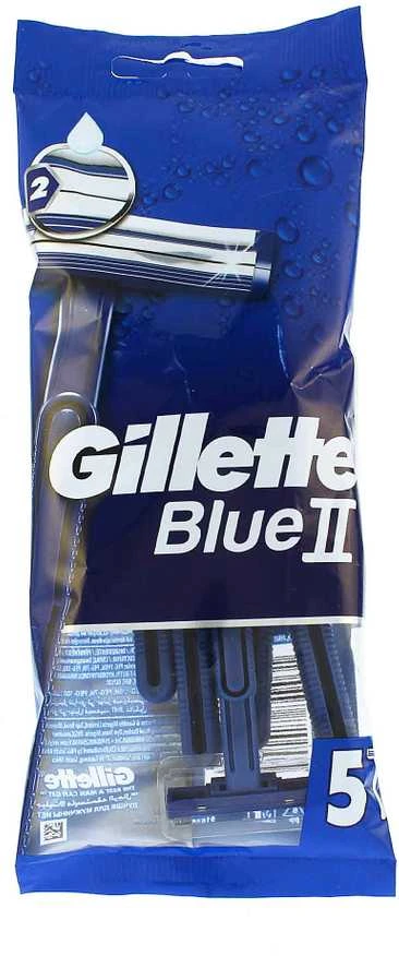 "Gillette Mėlyna II" chromo danga 5 vienetai