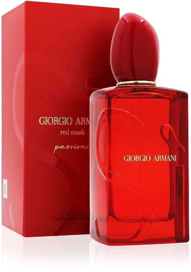Giorgio Armani Sì Passione Raudona Musk EDP parfumuotas vanduo moterims, 100 ml