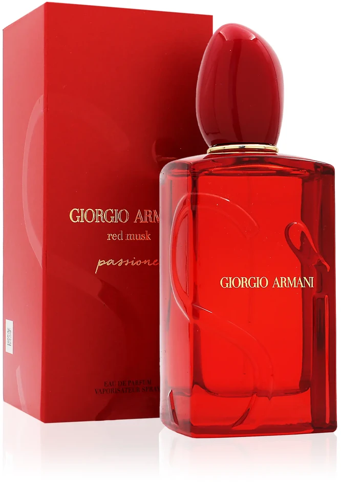Giorgio Armani Sì Passione Raudona Musk EDP parfumuotas vanduo moterims, 50 ml
