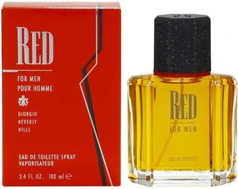 Giorgio Beverly Hills Raudona For Men EDT tualetinis vanduo vyrams, 100 ml