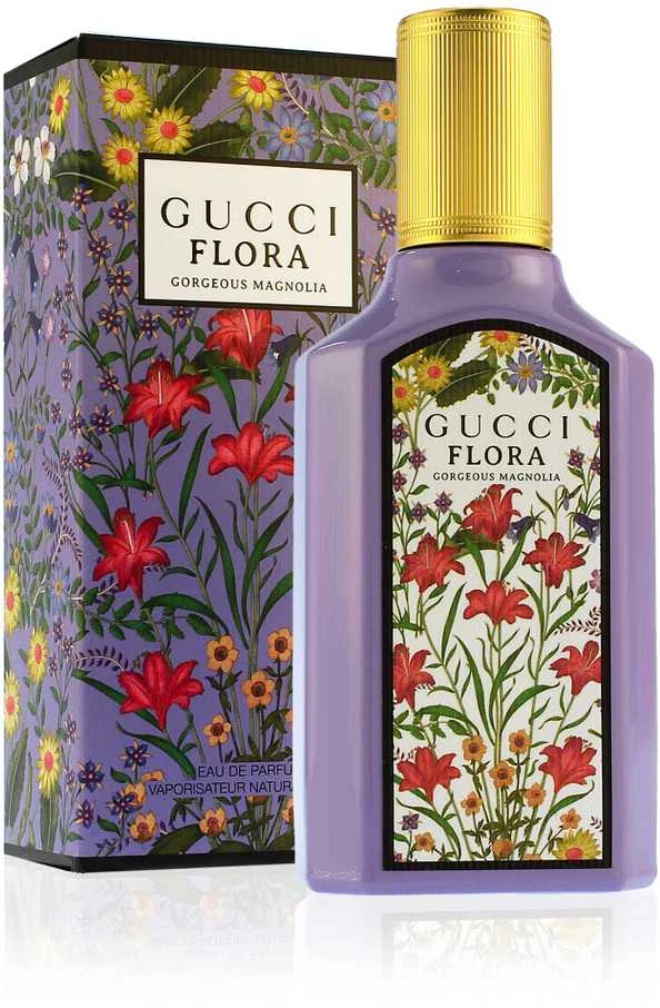 Gucci Flora Gorgeous Magnolia EDP parfumuotas vanduo moterims, 50 ml