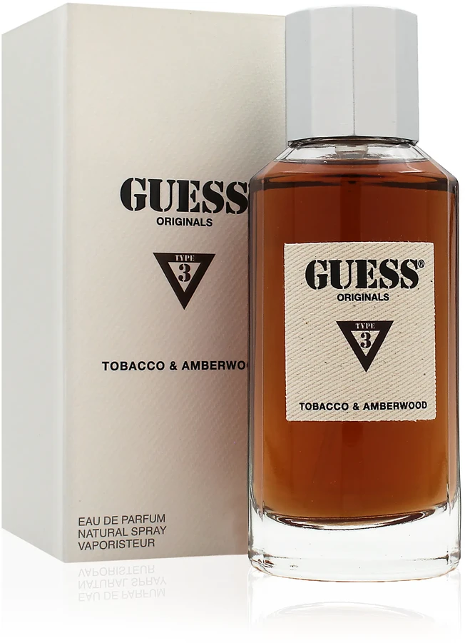 GUESS Originals Tobacco & Amberwood EDP parfumuotas vanduo unisex, 100 ml