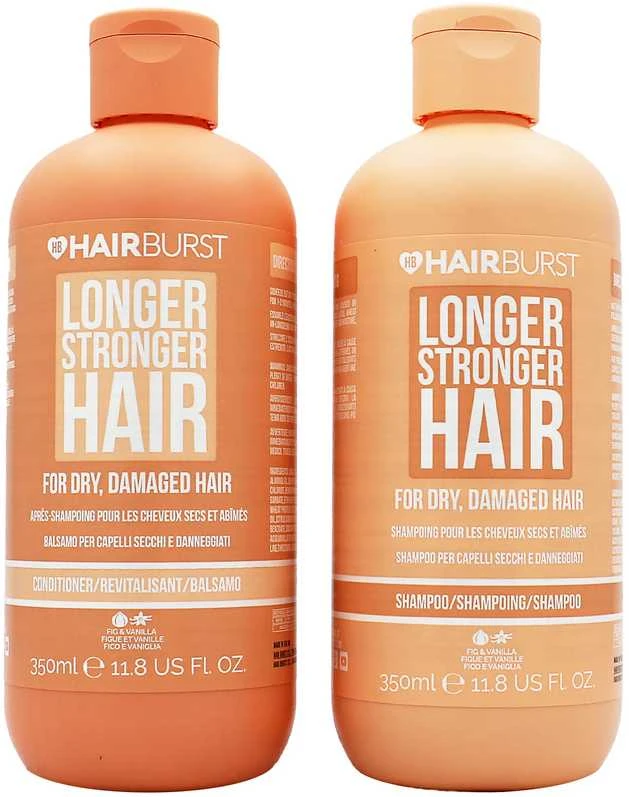 HAIRBURST šampūno ir kondicionieriaus rinkinys sausiems, pažeistiems plaukams