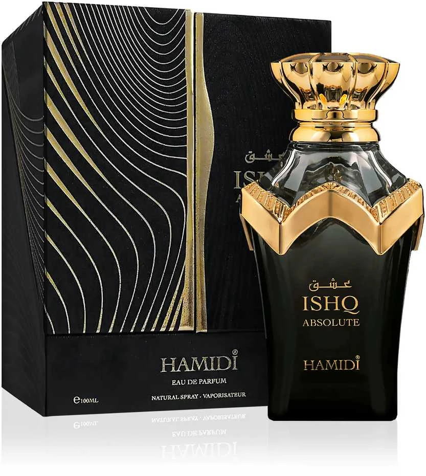Hamidi Ishq Absolute EDP parfumuotas vanduo vyrams, 100 ml