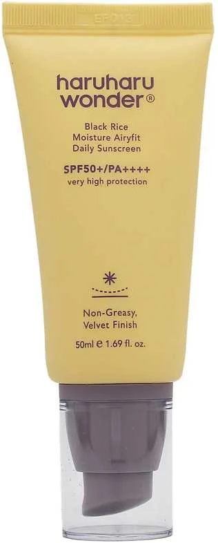 Haruharu Wonder Black Rice Moisture SPF50+, apsauginis veido kremas nuo saulės, 50 ml
