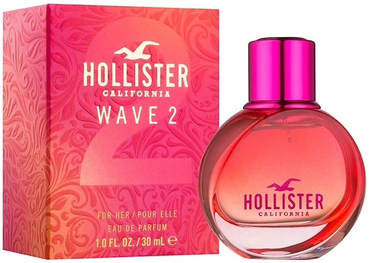Hollister Wave 2 EDP parfumuotas vanduo moterims, 30 ml
