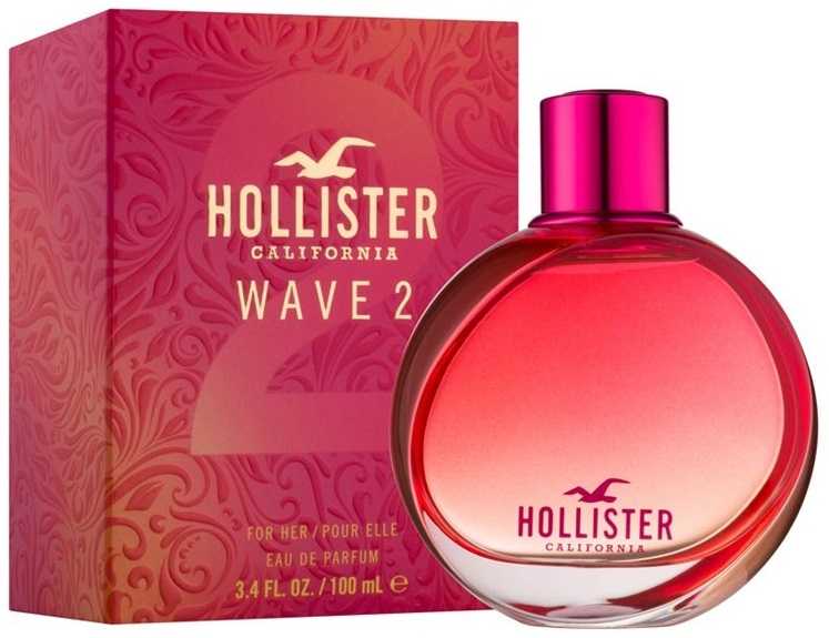 Hollister Wave 2 EDP parfumuotas vanduo moterims, 100 ml