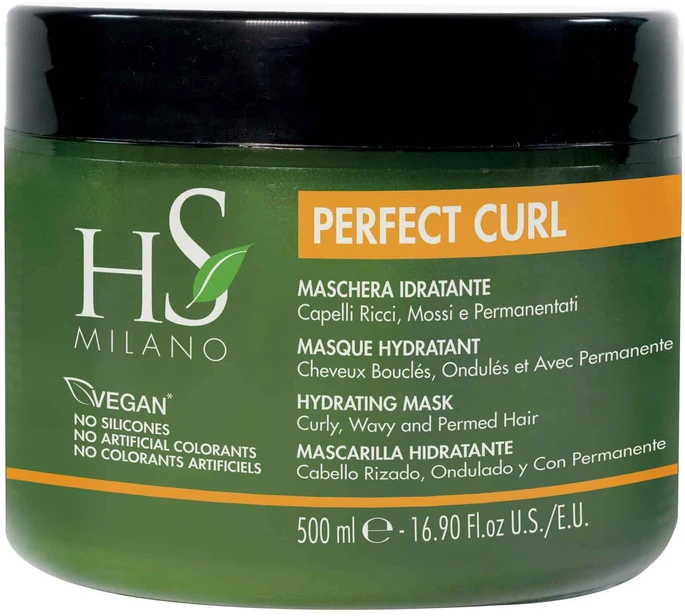 HS MILANO PERFECT CURL HYDRATING plaukų kaukė, 500 ml