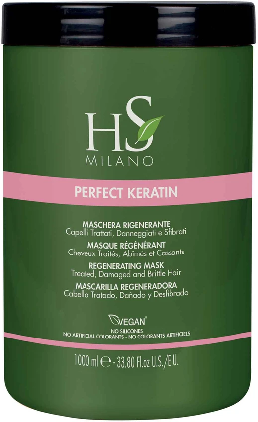 HS MILANO PERFECT KERATIN REGENERATING plaukų kaukė, 1000 ml