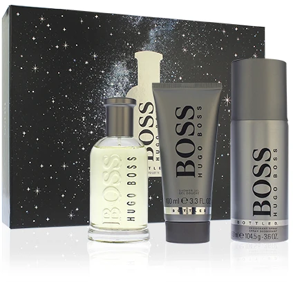 Hugo Boss "Boss No. 6 Bottled" - EDT 100 ml + dušo želė 100 ml + dezodorantas purškiklis 150 ml