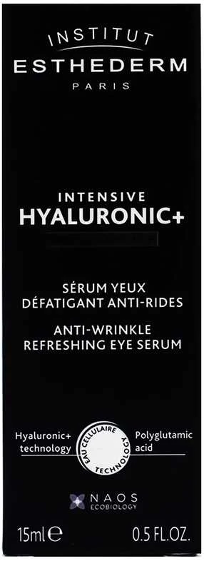 Institut Esthederm Intensive Hyaluronic+ Refreshing Eye Serum drėkinamasis paakių serumas nuo raukšlių, 15 ml