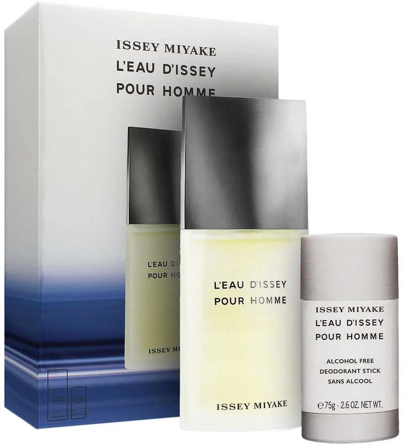 Issey Miyake Leau Dissey Pour Homme rinkinys vyrams (kvepalai EDT, 75 ml + dezodorantas 75 g)