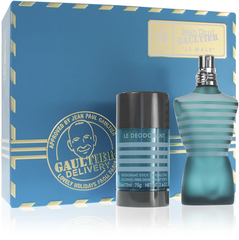 Jean Paul Gaultier Le Male EDT 75 ml + dezodorantas-stiklinis rinkinys