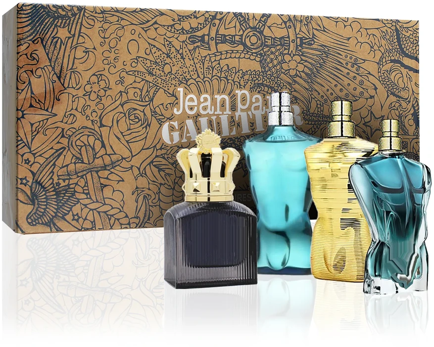 Jean Paul Gaultier Masculine Miniature Set miniatiūrinių kvepalų rinkinys vyrams, 4 x7 ml